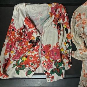 Pair of open cardigans